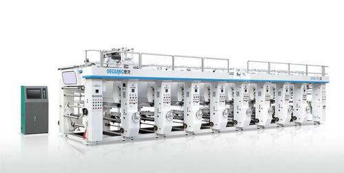 转轮凹版印刷机 - DNAY series - Zhejiang Deguang Machinery Co. , Ltd. - 用于塑料膜 / 6色 / 自动