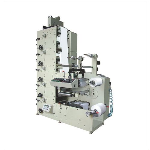 在线柔性版印刷机 - 320-4C - Zhejiang Deguang Machinery Co. , Ltd. - 4色 / 用于纸张 / 标签
