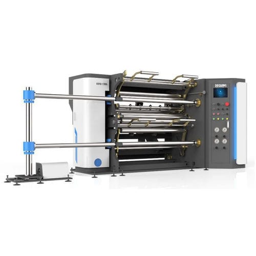 自动纵切复卷机 - GSFQ1300B - Zhejiang Deguang Machinery Co. , Ltd. - 高速 / 用于纸张 / 塑料膜