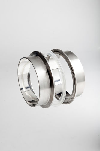 液压接头 - TRI-CLAMP: BS-DIN, ISO - Sterivalves Srl - 承插式 / 不锈钢 / 用于制药业