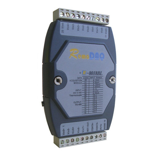 模拟输入模块 - R-8018BL/R-8018BL+ - Beijing Gemotech Intelligent Technology Co., Ltd. - MODBUS / 用于热电偶 / DIN导轨