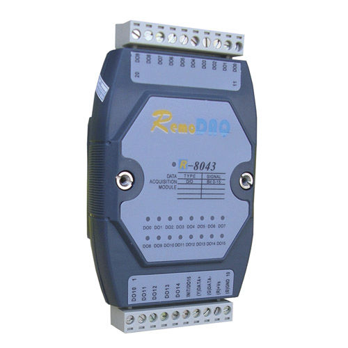数字输出模块 - R-8043/R-8043+ - Beijing Gemotech Intelligent Technology Co., Ltd. - MODBUS / 16通道 / DIN导轨