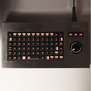 台式键盘 - KIT6000-Bx series - CTI Electronics Corporation - 机械按键 / 101-104键 / 轨迹球