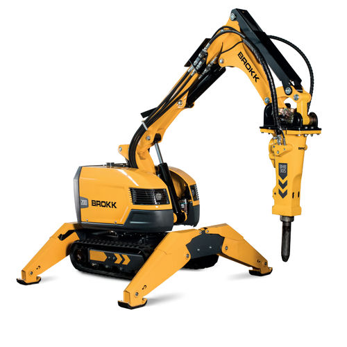 远程遥控破拆机器人 - BROKK 200 - Brokk/布洛克 - 用于核工业 / 紧凑型
