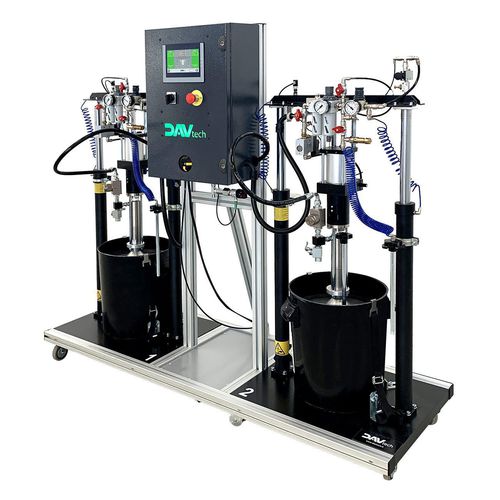 串联泵 - PP-50 TWIN - DAV TECH Srl - 离心 / 双组分粘合剂 / 甲基丙烯酸酯胶