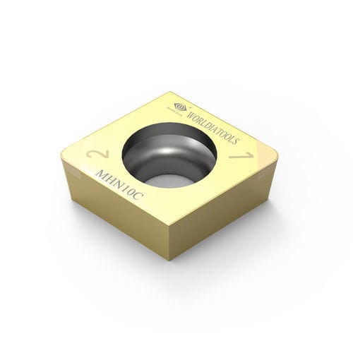 旋转转位刀片 - CCGW 09T308 - Beijing Worldia Diamond Tools Co., Ltd - CBN / 用于淬火钢 / 涂层