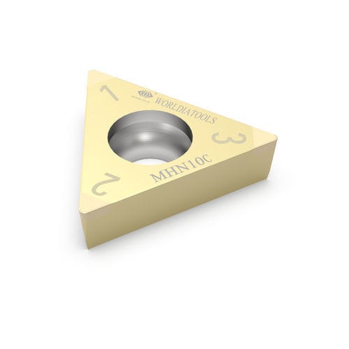 旋转转位刀片 - TCGW 090202 - Beijing Worldia Diamond Tools Co., Ltd - CBN / 用于淬火钢 / 涂层