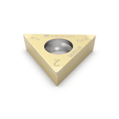 旋转转位刀片 - TCGW 110208 - Beijing Worldia Diamond Tools Co., Ltd - CBN / 用于淬火钢 / 涂层