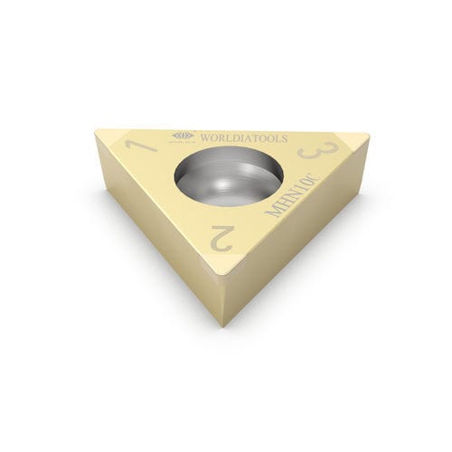 旋转转位刀片 - TCGW 110308 - Beijing Worldia Diamond Tools Co., Ltd - CBN / 用于淬火钢 / 涂层