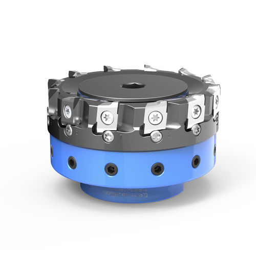 套式立铣刀 - FMP200SC60-BE12-12 - Beijing Worldia Diamond Tools Co., Ltd - 扣联侧 / 可拆除刀片 / 面