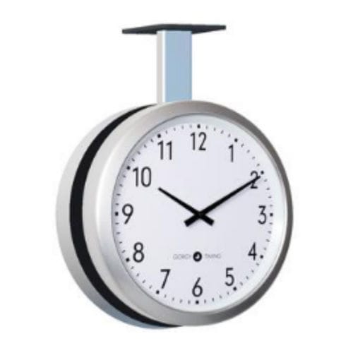 双面时钟 - HANDI®300 double face - GORGY TIMING - 模拟 / 室内 / NTP时间同步