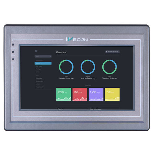 触摸屏HMI - PI8070 series - Wecon Technology Co.Ltd - 面板式 / 800 x 480 / ARM Cortex
