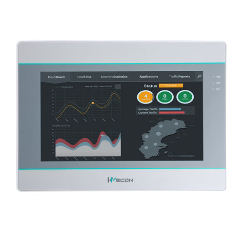 触摸屏HMI - PI3102ie - Wecon Technology Co.Ltd - 面板式 / 1024 x 600 / ARM Cortex