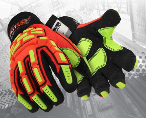 搬运手套 - GGT5® Mud 4021X - HexArmor - 防震动 / 防油 / PVC