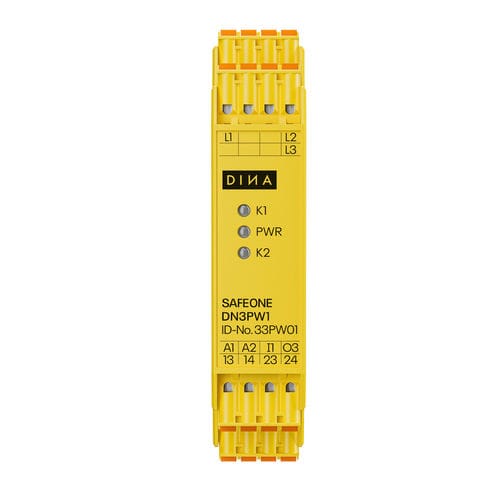相位监控继电器 - SAFEONE DN3PW1 - DINA Elektronik GmbH - 交流 / 紧凑型 / 电子