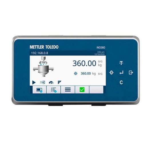LCD显示屏称重终端 - IND360 - METTLER TOLEDO/梅特勒-托利多 - 面板式 / 远距离 / 基于电脑