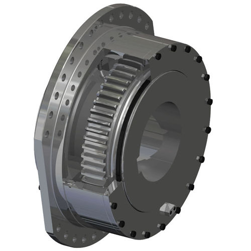 齿轮联轴器 - GJB1-19 - ZHENJIANG SUODA COUPLING CO.,LTD. - 鼓型 / 用于起重器械 / 法兰