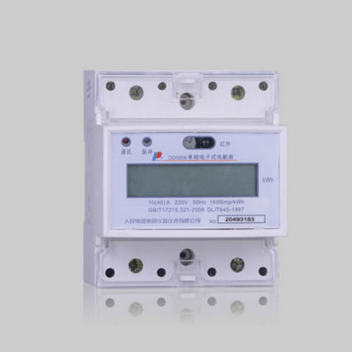 单相电能表 - DDS858 single-phase electronic meter - PEOPLE ELE. APPLIANCE GROUP CO., LTD. - DIN导轨 / 面板型 / LCD显示
