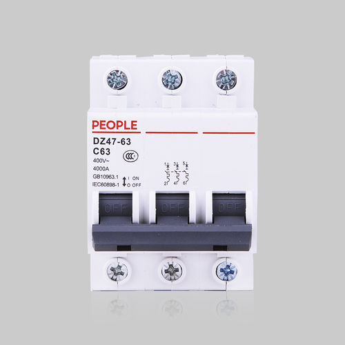 防欠压断路器 - DZ47-63 Series - PEOPLE ELE. APPLIANCE GROUP CO., LTD. - 交流 / 3极 / 2极