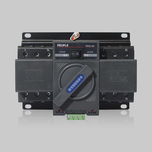 自动转换开关 - RDQ1 series ATS - PEOPLE ELE. APPLIANCE GROUP CO., LTD. - 手动 / 用于汇流条 / 4极
