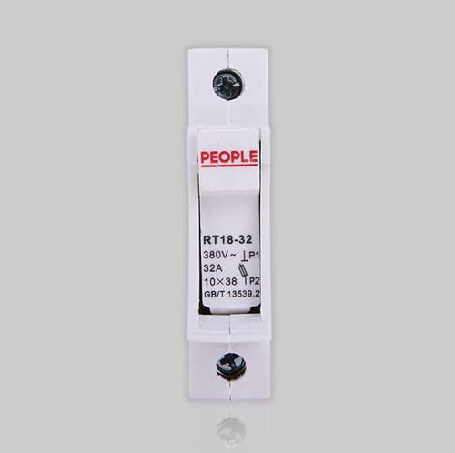 圆柱形熔断器 - RT18 - PEOPLE ELE. APPLIANCE GROUP CO., LTD. - 插装 / gG 级 / 电容