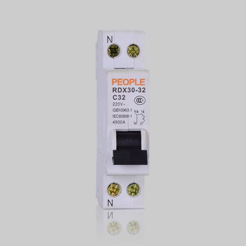 交流断路器 - RDX30-32 Series - PEOPLE ELE. APPLIANCE GROUP CO., LTD. - 防短路 / 用于电力分配 / 小型