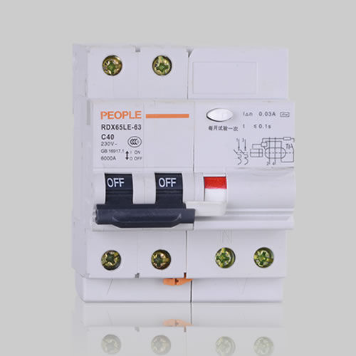 剩余电流动作断路器 / 接地漏电 - RDX65LE-63 series - PEOPLE ELE. APPLIANCE GROUP CO., LTD. - 交流 / 防短路