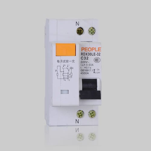 剩余电流动作断路器 / 防短路 - RDX30LE-32 series - PEOPLE ELE. APPLIANCE GROUP CO., LTD. - 模块化