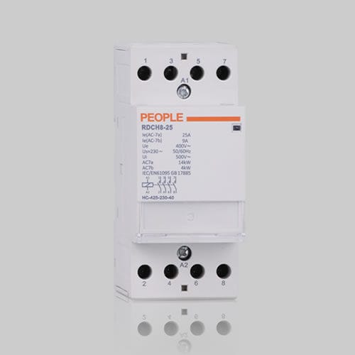功率接触器 - RDCH8 series - PEOPLE ELE. APPLIANCE GROUP CO., LTD. - 交流 / DIN导轨 / 模块化