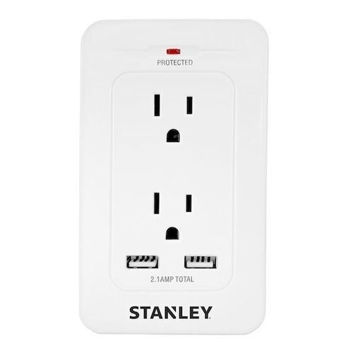防过压多插头 - SurgePro USB - Stanley Tools - USB / 具有发光信号灯 / 双插座