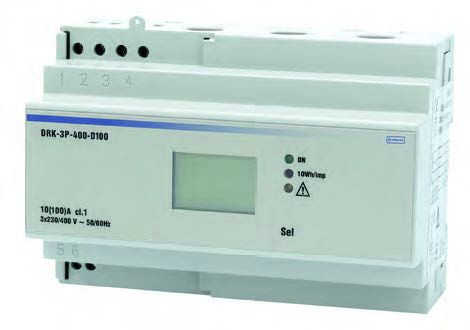 三相电能表 - DRK-3P-400-D100 - Crompton Instruments/康普顿 - DIN导轨 / 50 Hz / 60 Hz