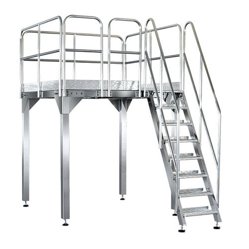 工作平台 - KP-SP - Shanghai Kingrun Machinery Equipment CO., LTD - 进出 / 载人 / 带安全防护栏