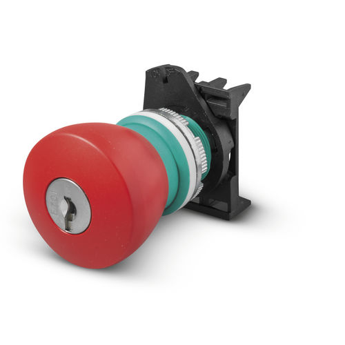 钥匙锁闭型按钮式开关 - PPFN1C4NX4X - Fungo ø40 Sblocco a chiave - Giovenzana International B.V. - 紧急制动 / 蘑菇头 / NEMA