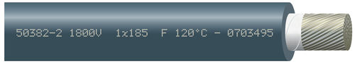 供电用电缆 - SILICABLE® RW EN 50382-2 1800V F - OMERIN - 铜 / 用于铁路应用 / 挠性