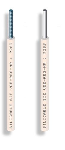绝缘布线用电线 - SILICABLE® SIE / SIF series - OMERIN - 铜 / 硅胶 / 单股