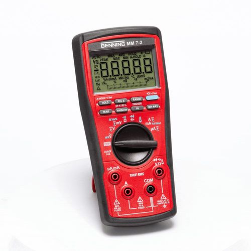 数字万用表 - MM 7-2 - Benning - 手持式 / 1000 V / 10 A