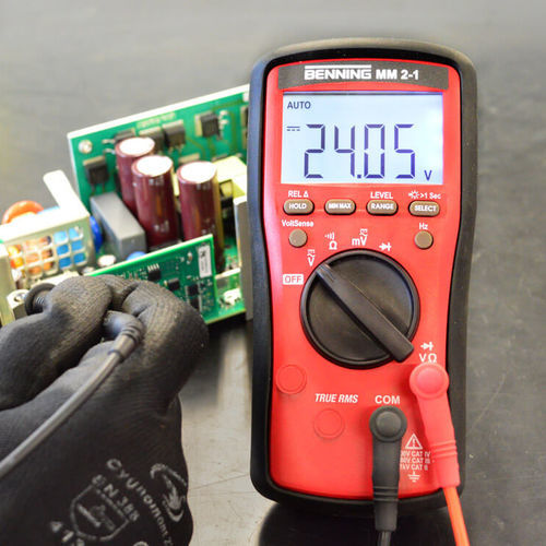 数字万用表 - MM 2-1 - Benning - 手持式 / 1000 V / 10 A