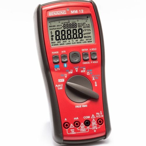 数字万用表 - MM 12 - Benning - 手持式 / 1000 V / 600 V