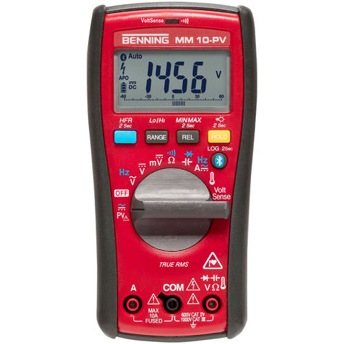 数字万用表 - MM 10-PV - Benning - 手持式 / 1000 V / 600 V