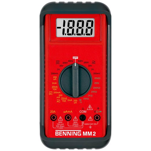 数字万用表 - MM 4 - Benning - 手持式 / 300 V / 600 V