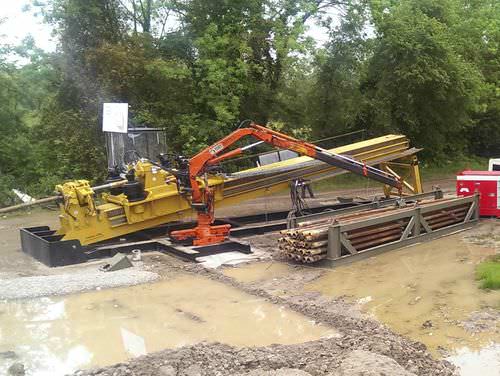 水平定向钻机 - OMS Pile Driving Equipment GmbH. - 固定式 / 旋转 / 液压
