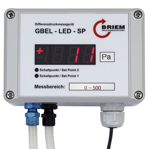 差压压力变送器 - GBEL-LED-SP - BRIEM Steuerungstechnik GmbH - 模拟 / 壁挂 / 带显示器