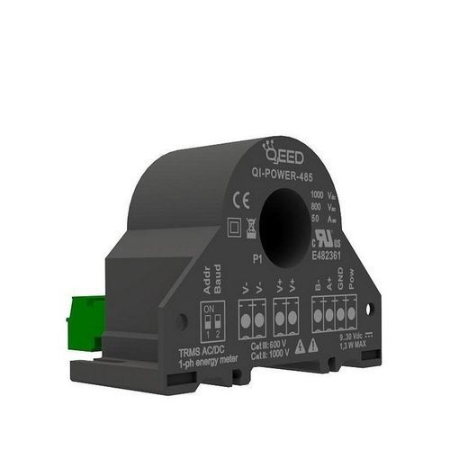 单相电能表 - QI-POWER-485 - qeed - DIN导轨 / RS-485 / MODBUS