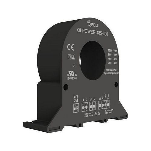 单相电能表 - QI-POWER-485-300 - qeed - DIN导轨 / RS-485
