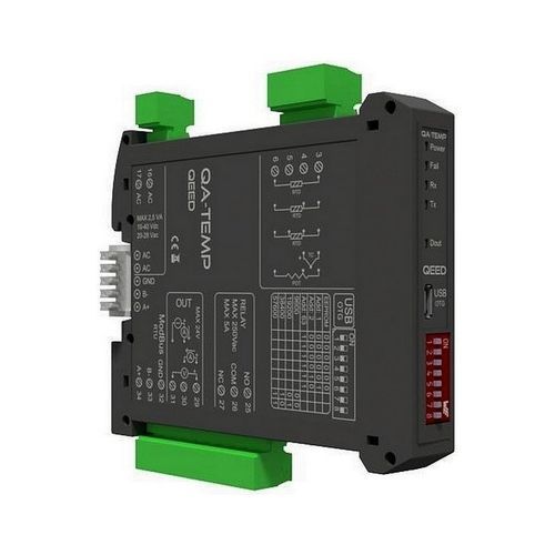 通用信号变流器 - QA-TEMP - qeed - 温度调节器 / DIN导轨 / 电镀绝缘