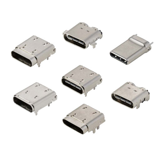 数据连接器 - Type C series - FCI - USB / 方形 / 推挽式