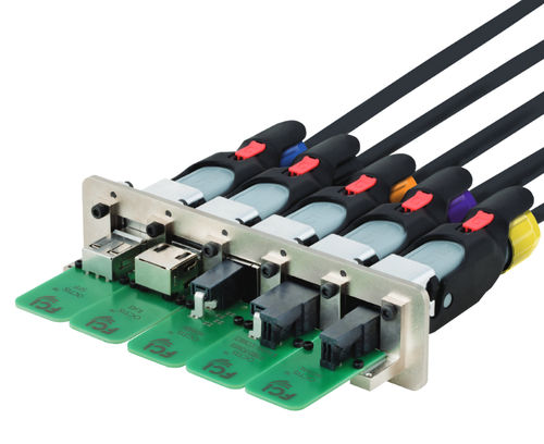 混合连接器 - OCTIS™ series - FCI - 供电 / 数据 / RJ45