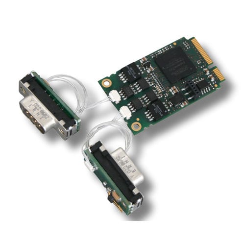 Mini PCIe接口卡 - CAN-PCIeMini/402-2-FD - esd electronics gmbh - FPGA / CANopen / CAN