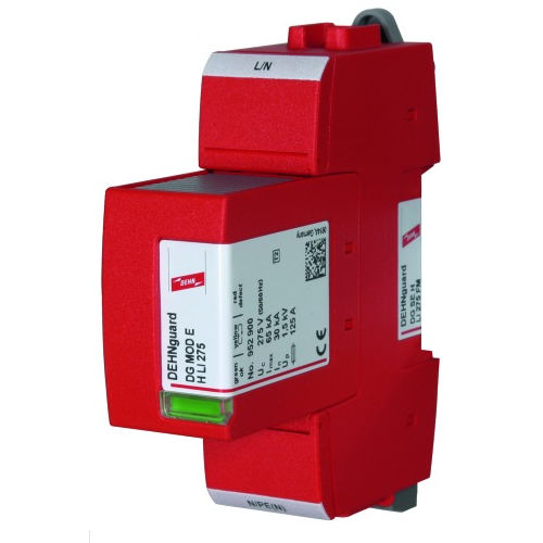 II型避雷器 - DG SE H  series - DEHN + SÖHNE - 用于供电系统 / 电动安装 / 单极