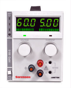 台式电源 - 15 - 60 V, 0 - 300 W | Sorensen HPD series - AMETEK Programmable Power - AC/DC / 紧凑型
